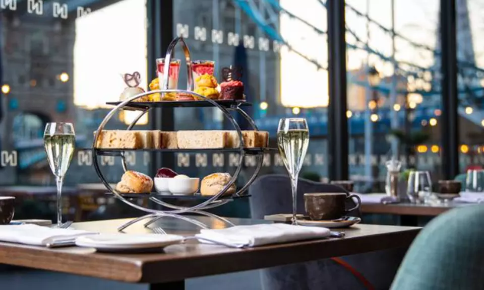 Sparkling Afternoon Tea for Two at The Tower (30% Off) - Primary Image