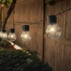Image 1: Up to Three Sets of Garden Solar-Powered Retro-Style Bulb