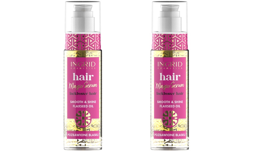 Image 3: Serum For Frizz-Free, Shiny Hair with Olive or Linseed Oil Infused