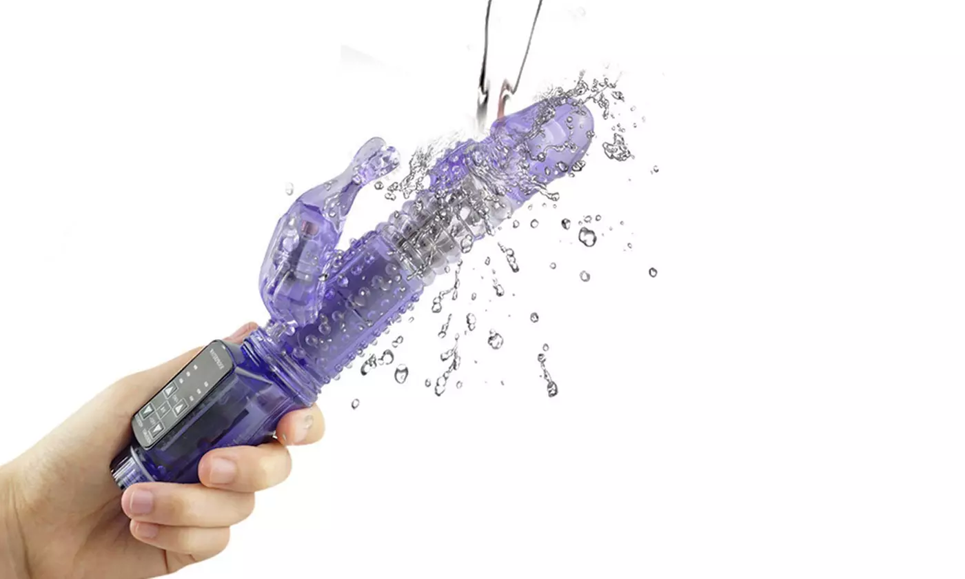 Rabbit Vibrator 24 Speeds Rotation G Spot Massager Clitoris Stimulator Sex Toy