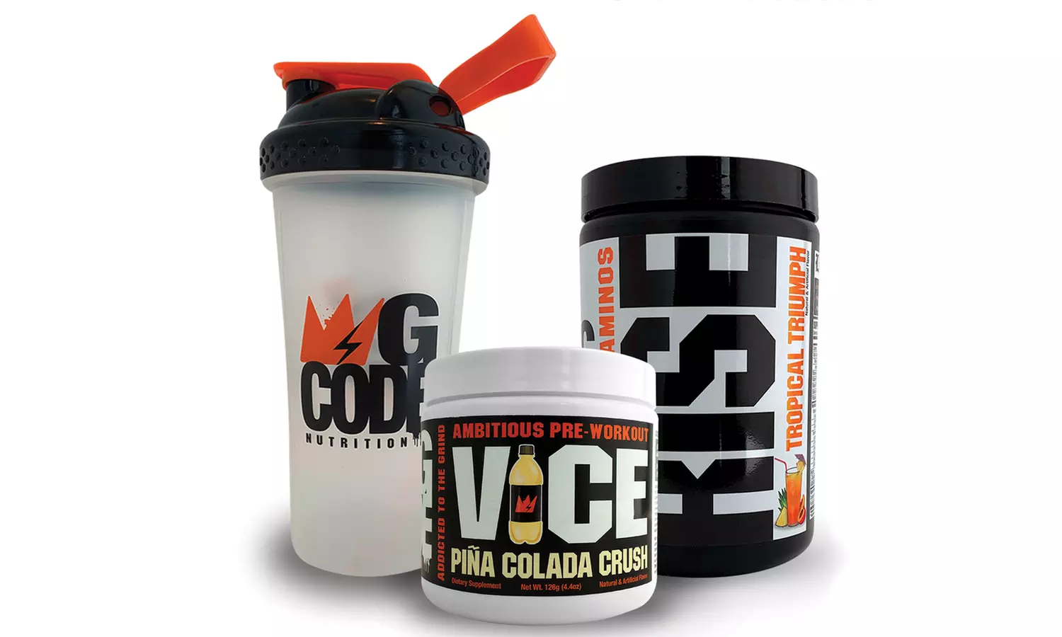 Nutritional Supplements and Products from GCode Nutrition (Up to 53% Off). Two Options Available. - Primary Image