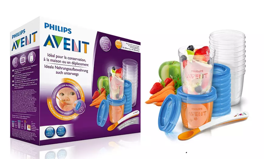 Image 1: 20 bewaarbekers van Philips