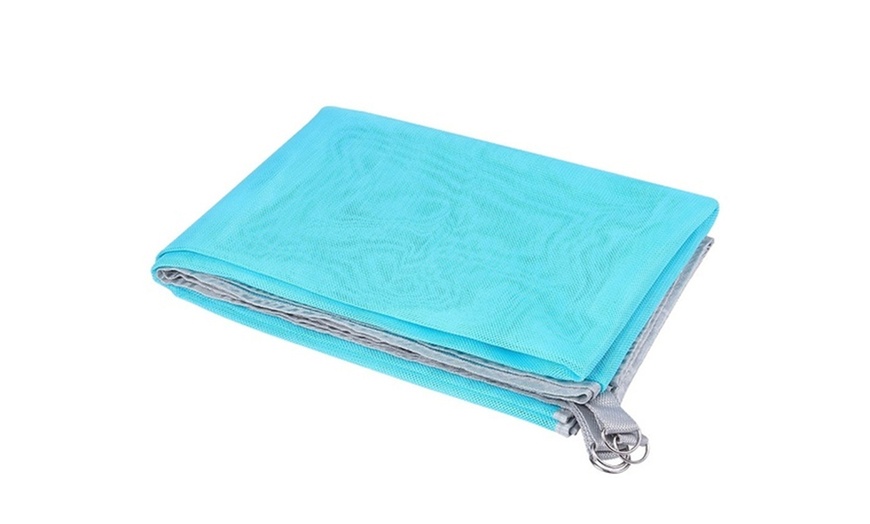 Image 2: No Sand Jumbo Beach Mat
