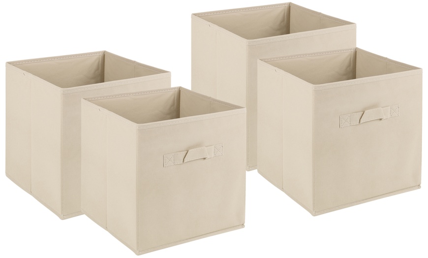 Image 15: Four-Pack of Storage Folding Boxes