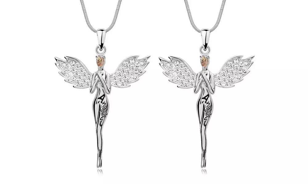 Ketting met beschermengel-hanger