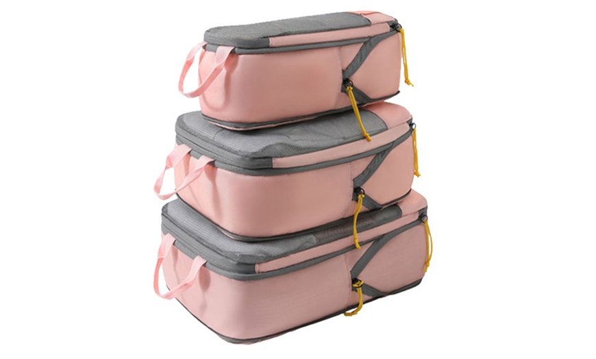 Image 9: Three-Piece Travel Compression Packing Storage Bag Set


