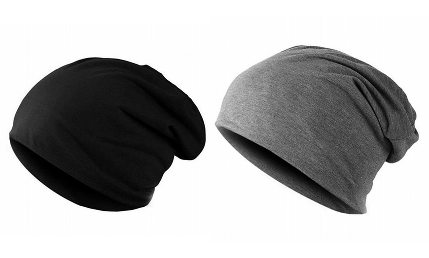 Image 12: 1x oder 2x Beanie-Mütze