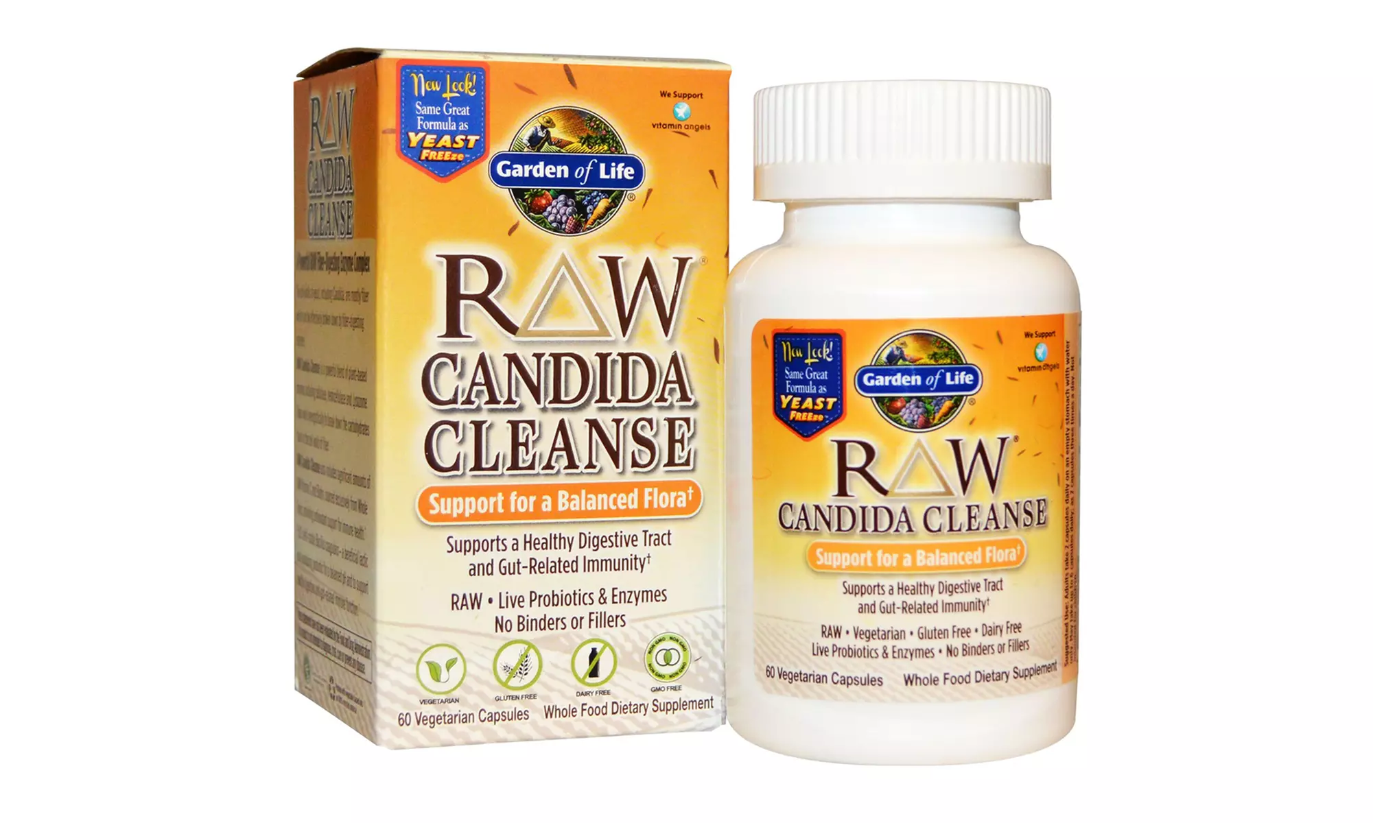Garden of Life Raw Candida Cleanse Support (60-Count) - Primary Image