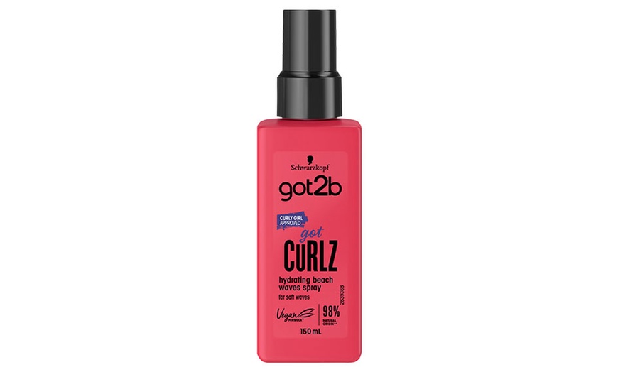 Image 2: Up to Three Schwarzkopf Got2b Got Curlz Curly Waves Hair Sprays 150ml