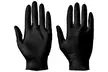 Up to 10 Packs of 100 Supertouch Black Nitrile Gloves - Second Medium