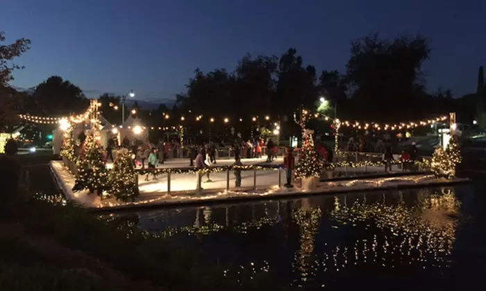 Ice Skating with Rental & Hot Chocolate for Two or Four People at Holiday Ice Rink at The Lakes (Up to 28% Off) - Primary Image