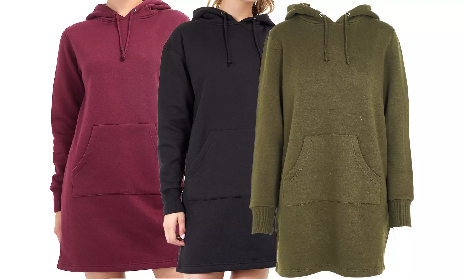 Robe pull à capuche pour femmes - Primary Image