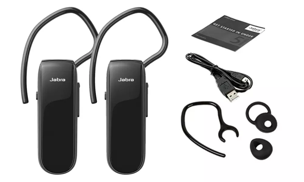 Jabra Classic Voice Guidance GPS Music Headset (1- or 2-Pack) - Primary Image