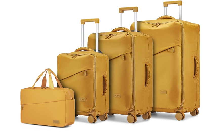 Image 10: 3er-Set Nylon-Reisekoffer mit passender Reisetasche