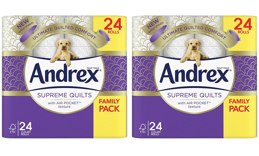 Image 2: Up to 72 Rolls of Andrex Fragrance-Free Toilet Paper