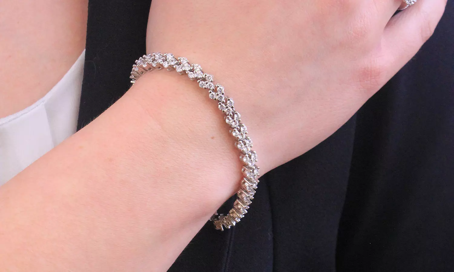 Bracelet Princesse orné de zircons