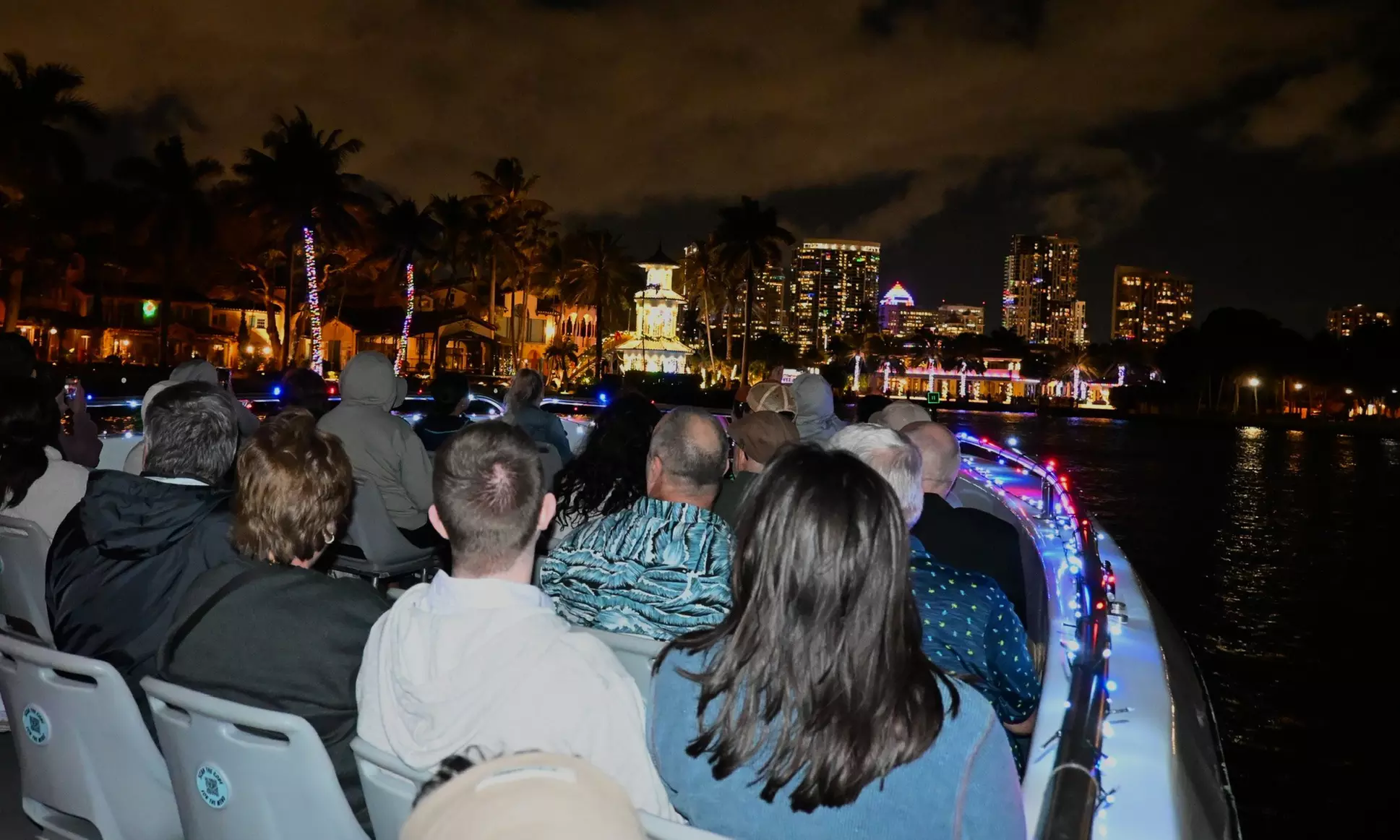 Christmas Holiday Mansion Lights Cruise for up to 6 people