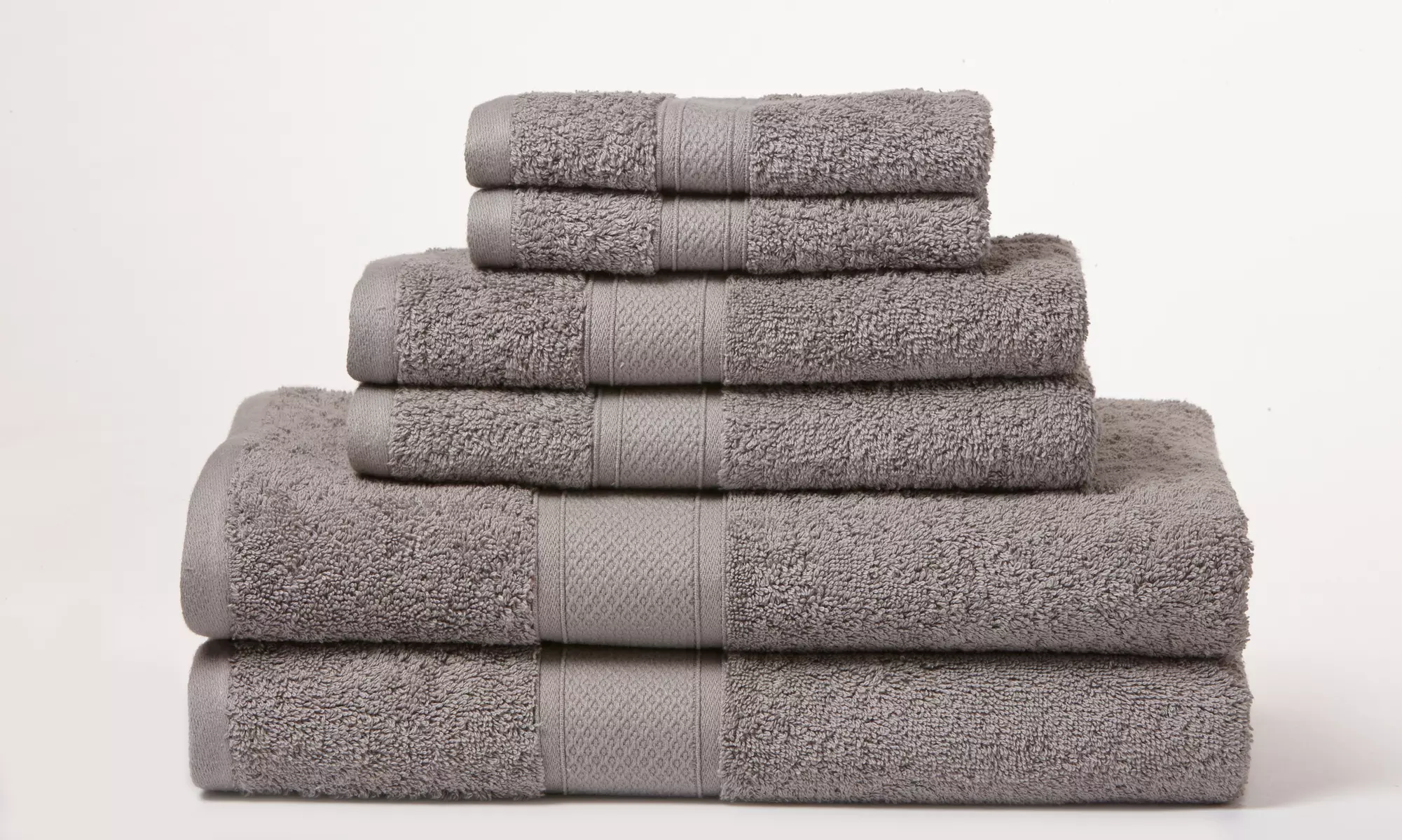 6-Piece Wexley Home 600GSM 100% Egyptian Cotton Towel Set - Primary Image