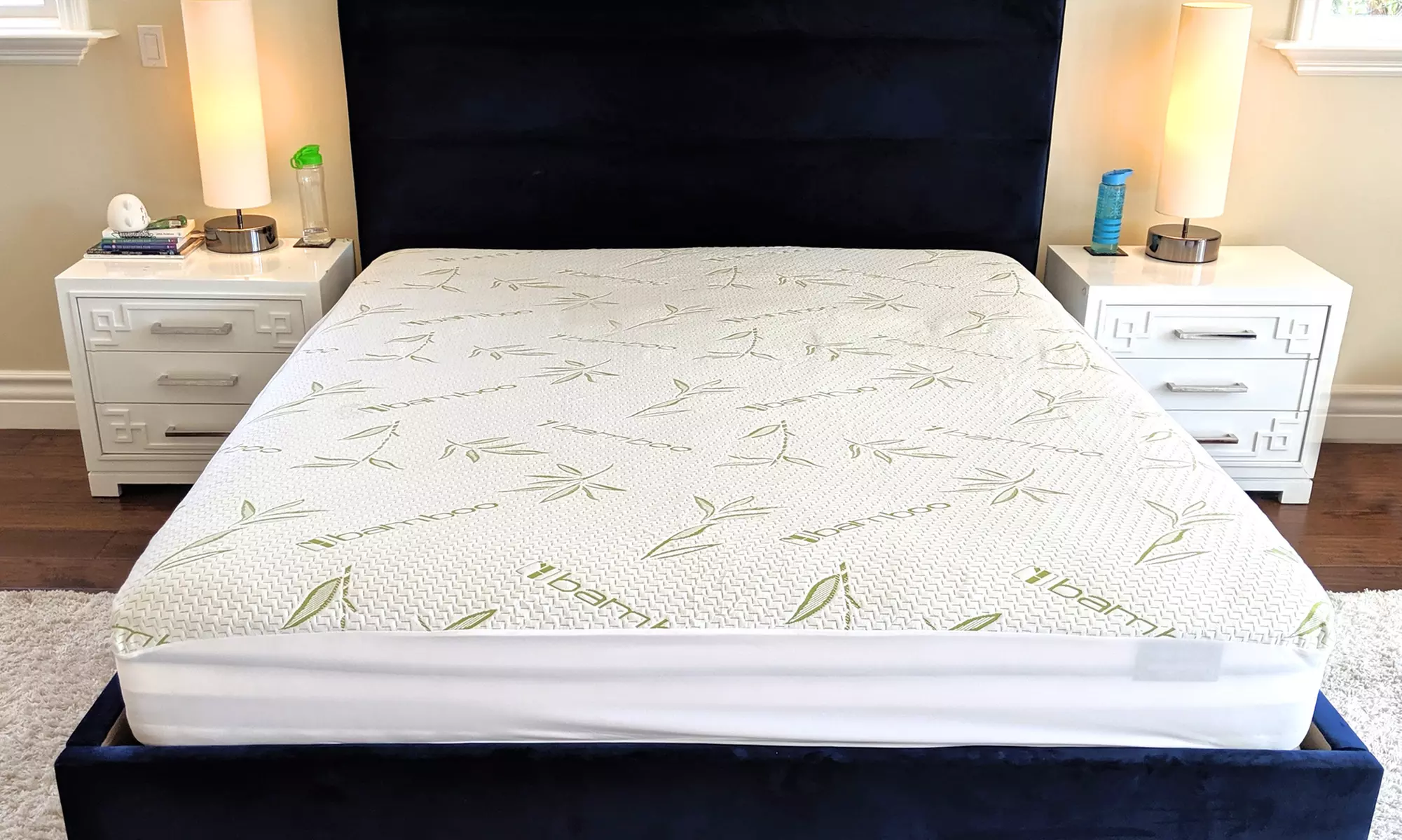Waterproof Bamboo Mattress Protector - Primary Image