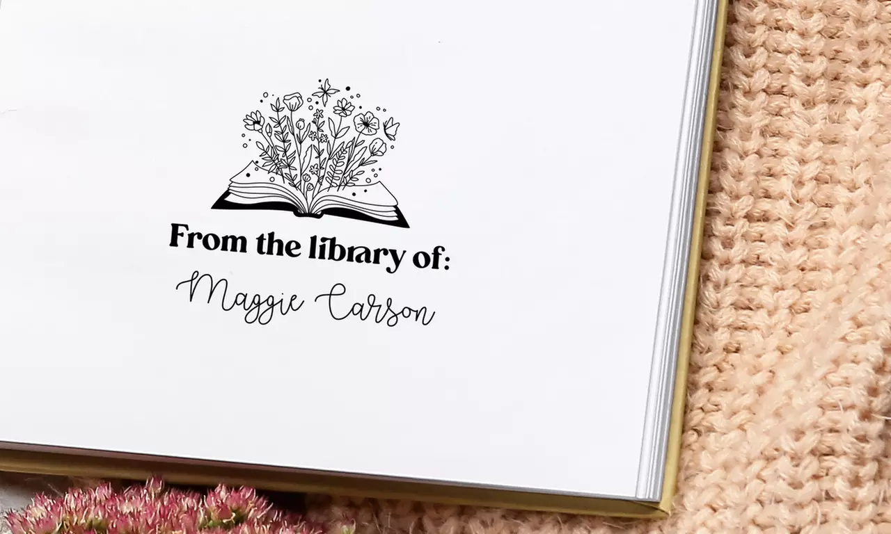 Customize Your Library with Personalized Book Stamps