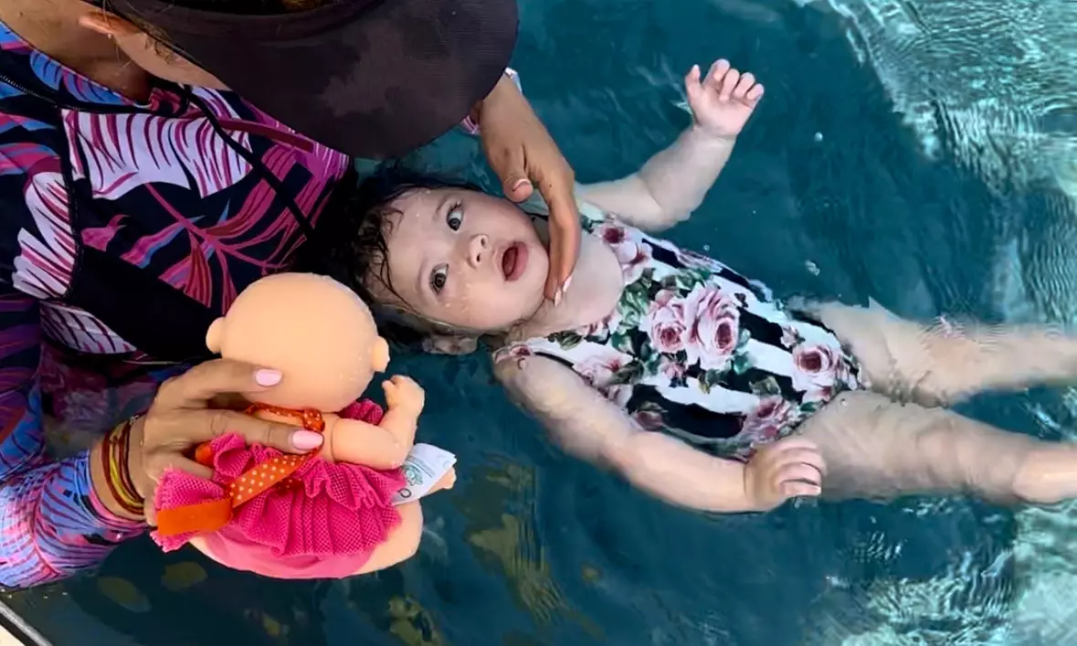 Swim Lesson at Bright Kids Swimming