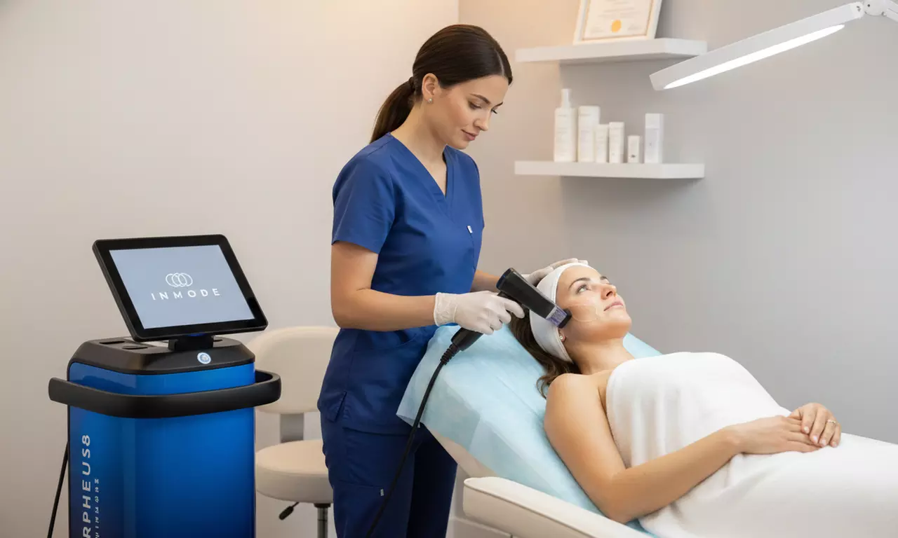 Radiofrecuencia fraccionada Morpheus 8 en cuerpo, cara o papada