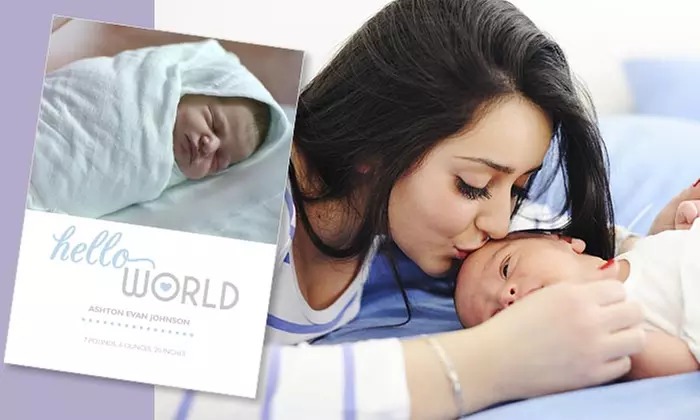 36 or 60 Personalized 5"x7" Photo Cards from PictureClix.com (75% Off) - Primary Image