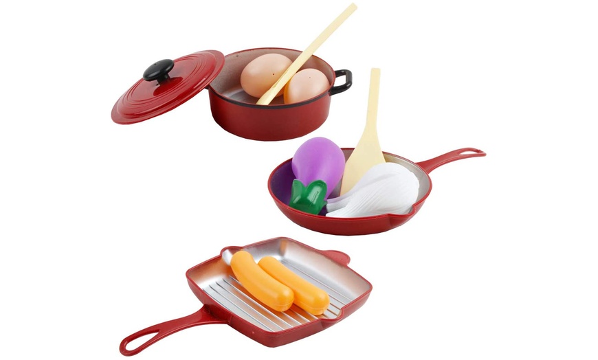 Image 5: Kitchen Utensil Play Set with Over 30 Cooking Accessories