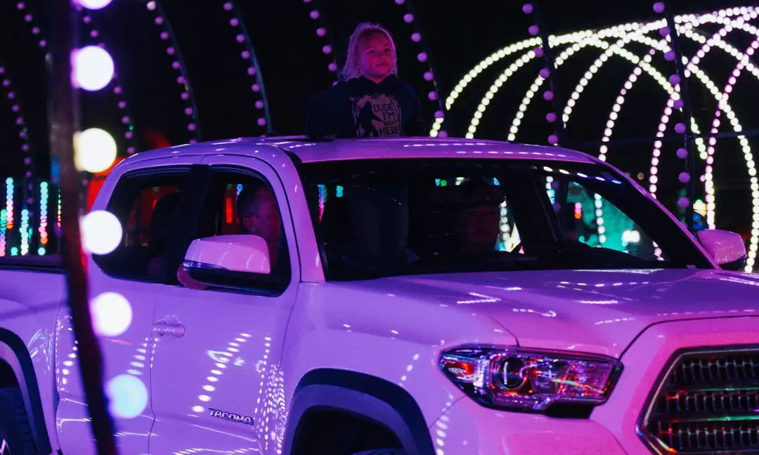 Drive Through a Spooky Light Show: Halloween Fun in South Jordan
