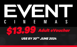 Adult or Child Entry or Small Drink & Popcorn Combo at Event Cinemas