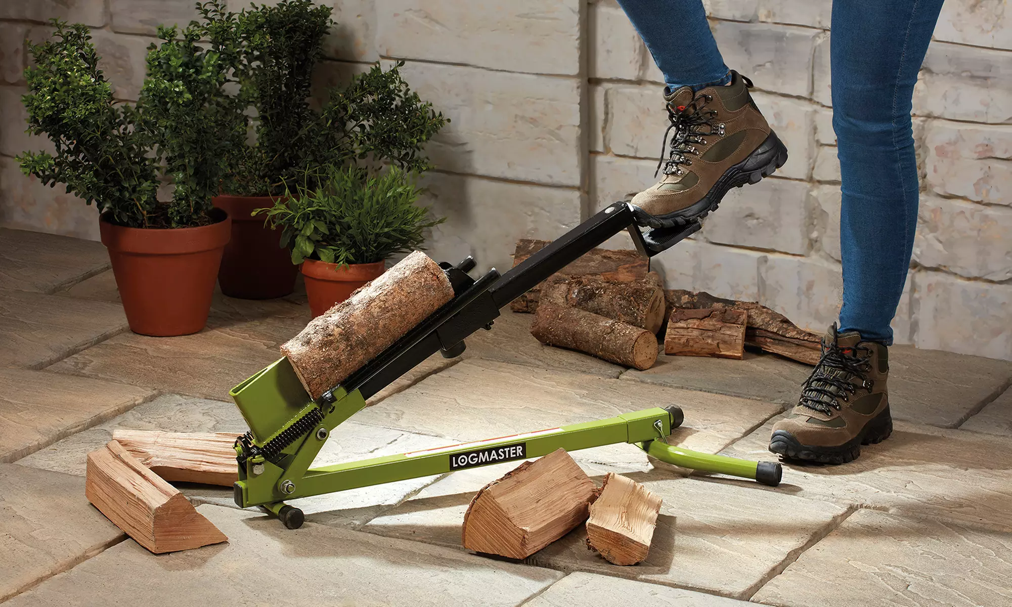 Foot-Operated Log Splitter With Free Delivery - Image 4