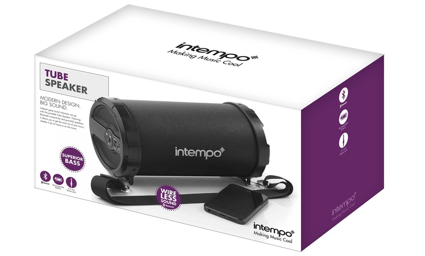 Image 4: Intempo Rechargeable Tube Speaker