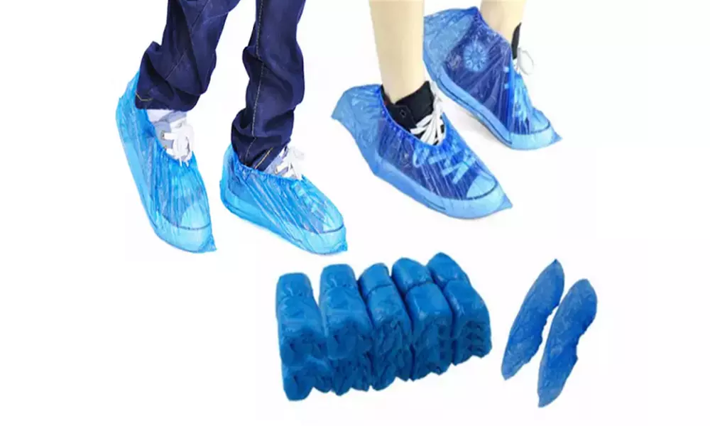 Pack of 100, 200 or 400 Disposable Anti-Slip Shoe Covers - Primary Image