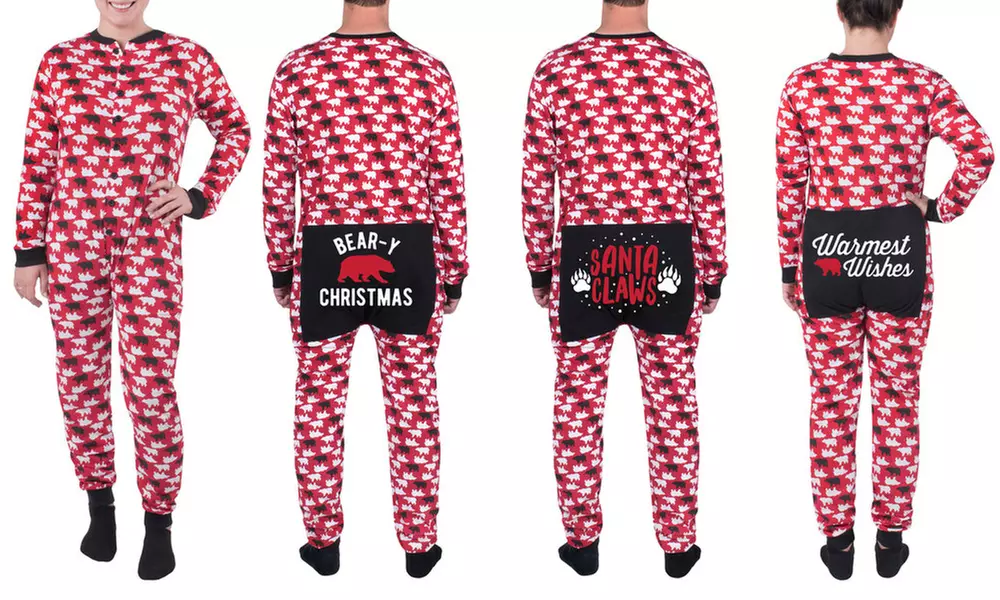 Holiday Union Suits for Men and Women - Primary Image