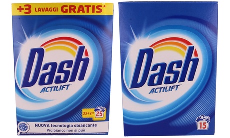 Set da 4 o 12 confezioni di Dash Actilift in polvere