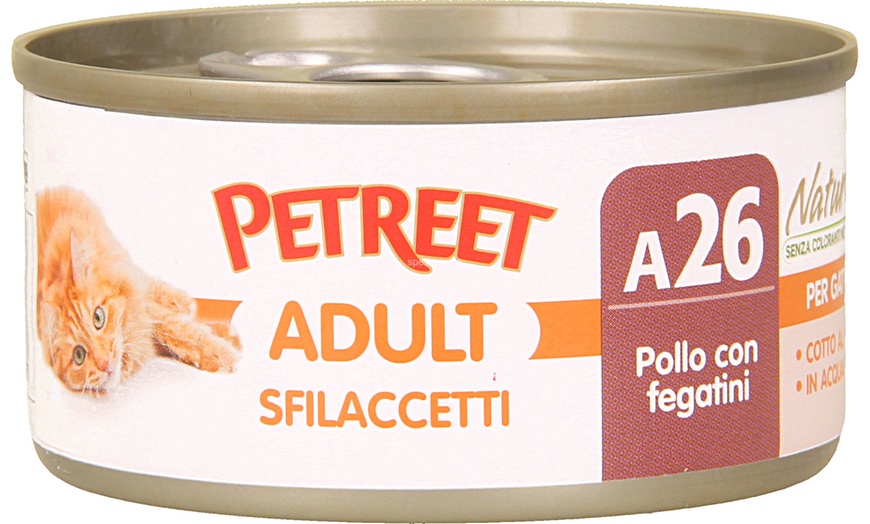Image 40: Box Petreet per gatti con 60 scatolette da gusti misti