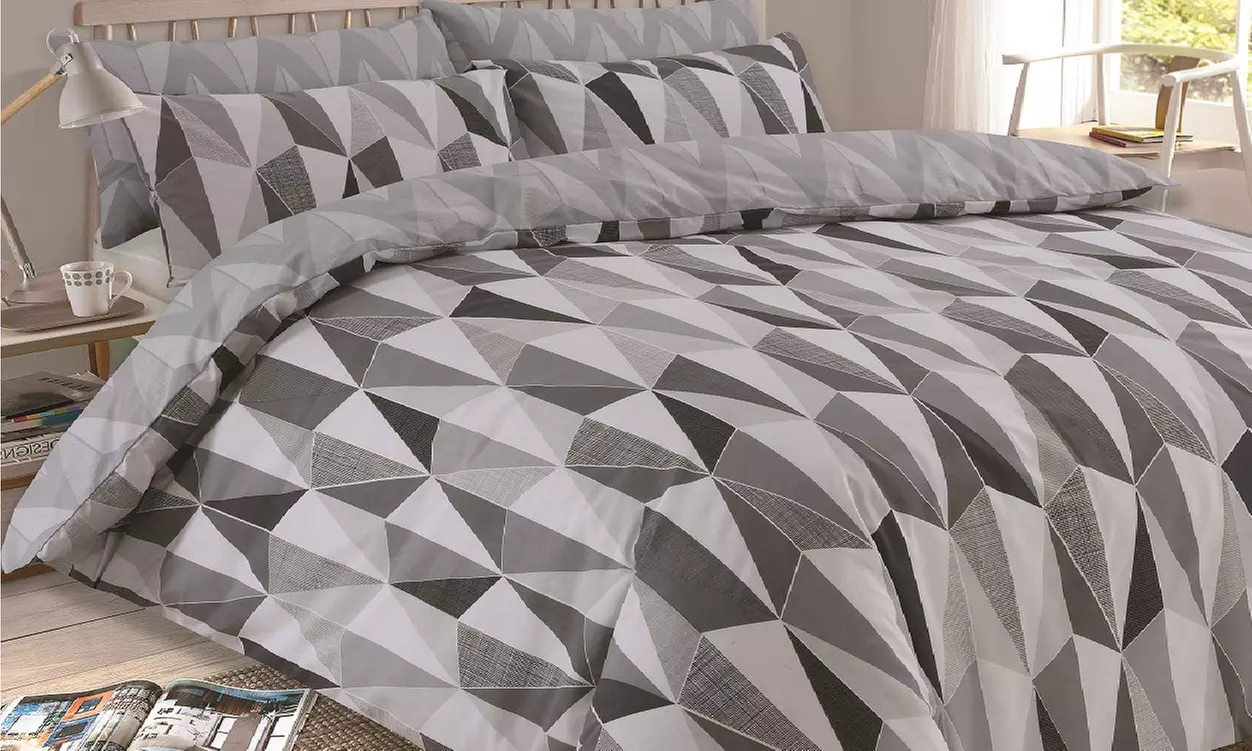 Parure de lit géométrique de la marque Dreamscene - Second Medium