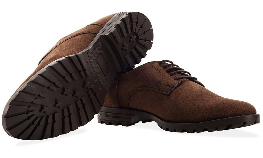 Image 4: Men's Redfoot Suede Derby Shoes