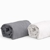 Image 3: Lot de 3 draps-housse en microlavée
