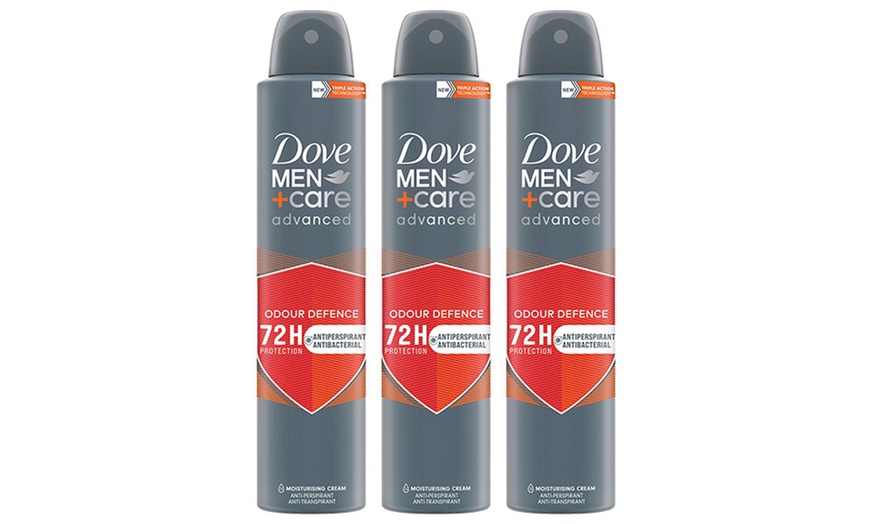 Image 14: 3, 6 or 12 Dove Anti-Perspirant Men+Care Advanced Deodorants 200ml