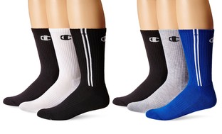 Champion Men's Dyed Crew Socks (6-Pack)