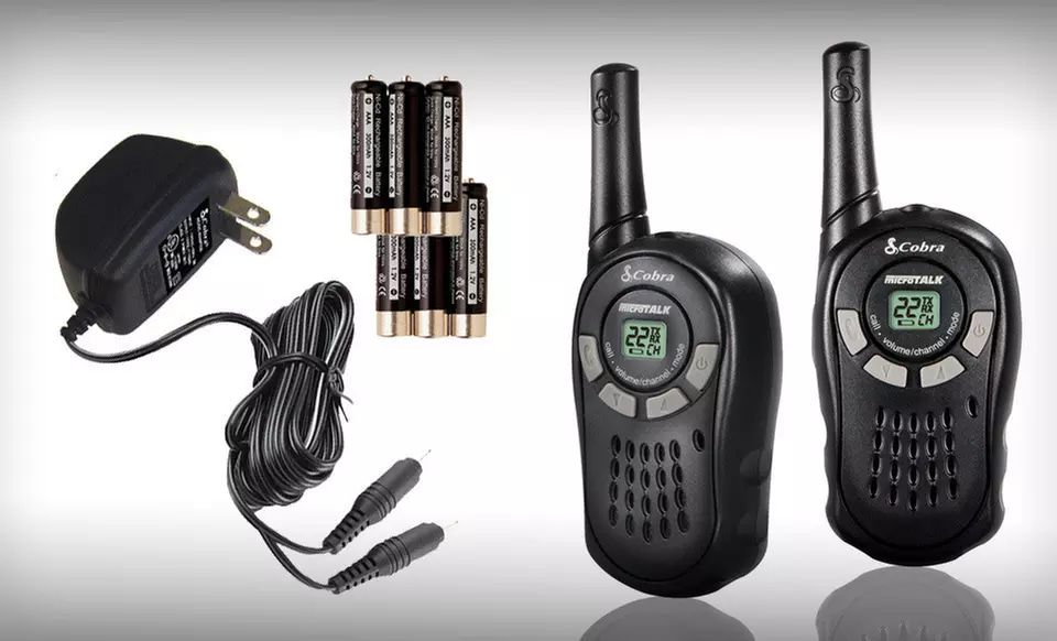 Cobra MicroTalk Precharged 2-Way Radios with 16-Mile Range. - Primary Image