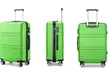 KONO One or Three Hard Shell Suitcases with Swivel wheels and TSA Lock - Image 6