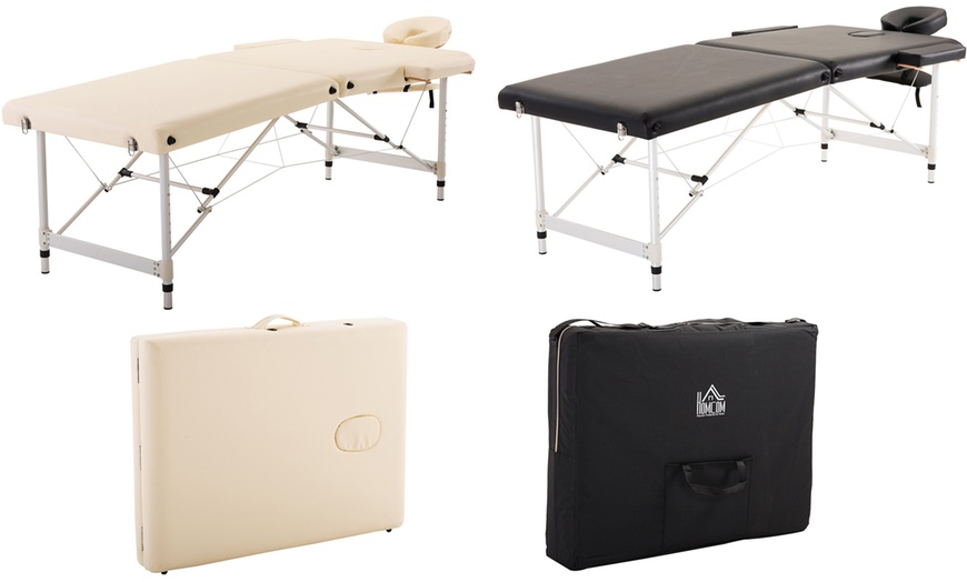 Image 1: Portable Foldable Massage Table