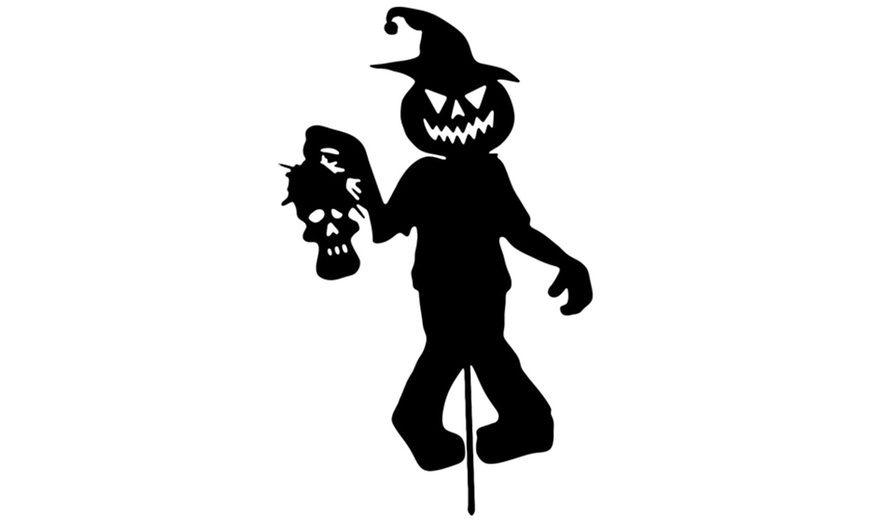 Image 12: Halloween Little Sinister Garden Pile Silhouette