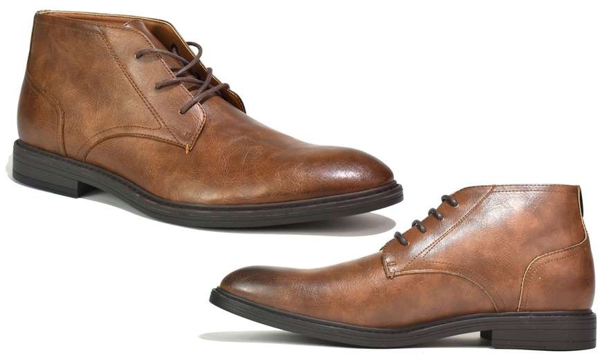 Image 2: Men's Casual Lace-Up Boots