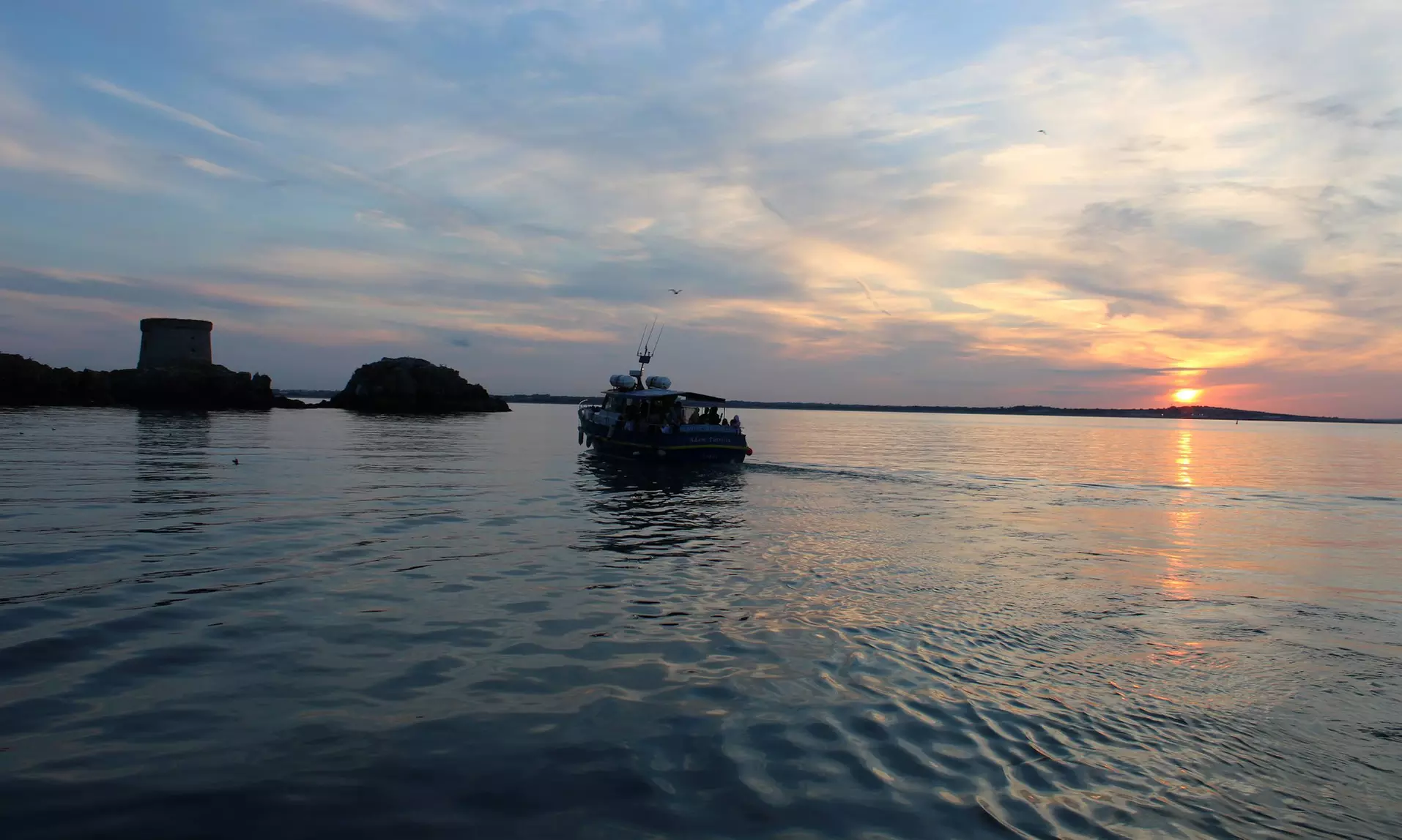 Sunset or Howth Cliffs Cruise at Howth Cliff Cruises Island Ferries