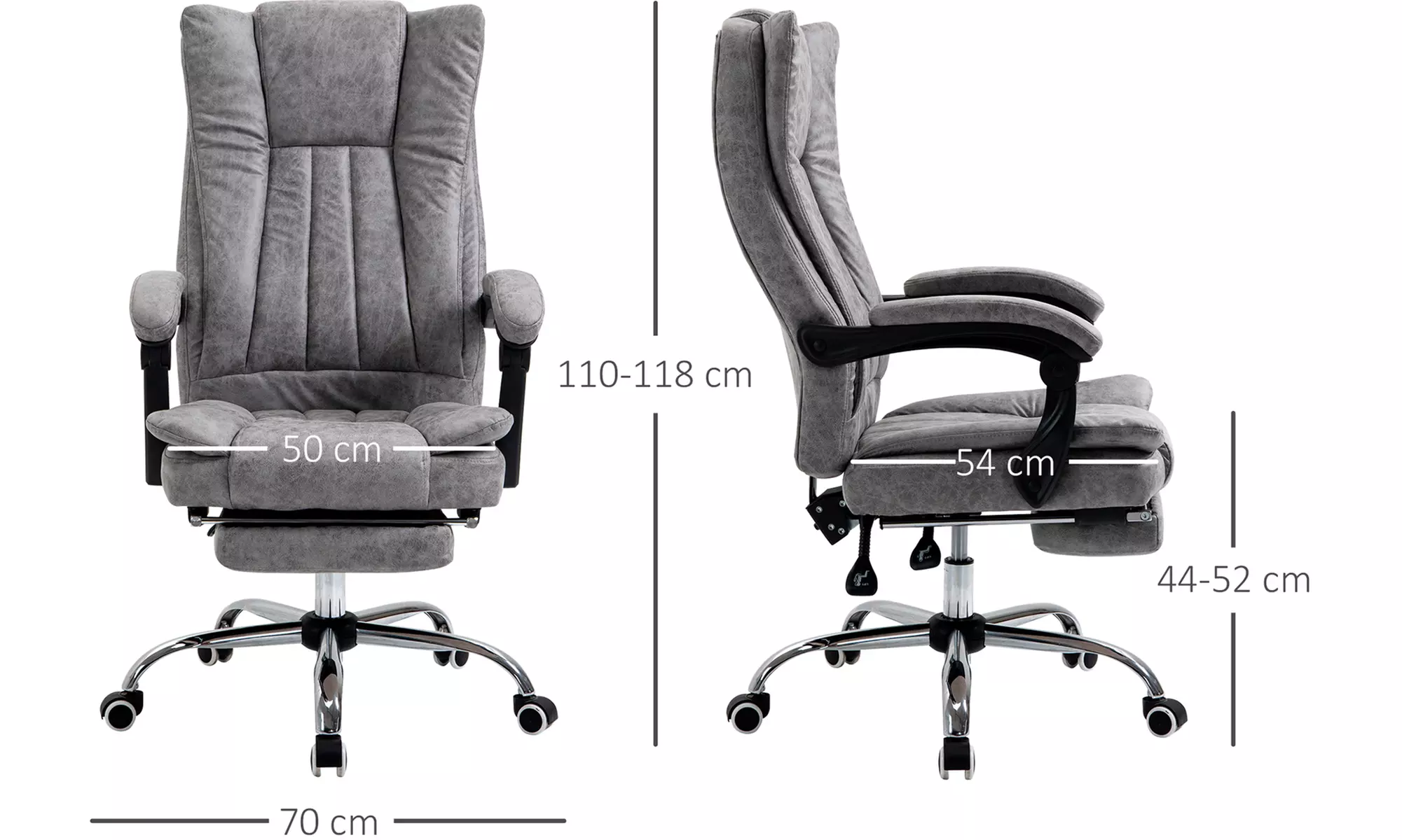 Vinsetto Executive Office Chair with Footrest