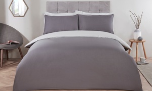 Piped Edge Reversible Duvet Set