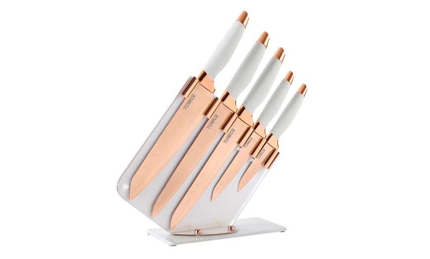 Image 15: Tower Five-Piece Knife Set